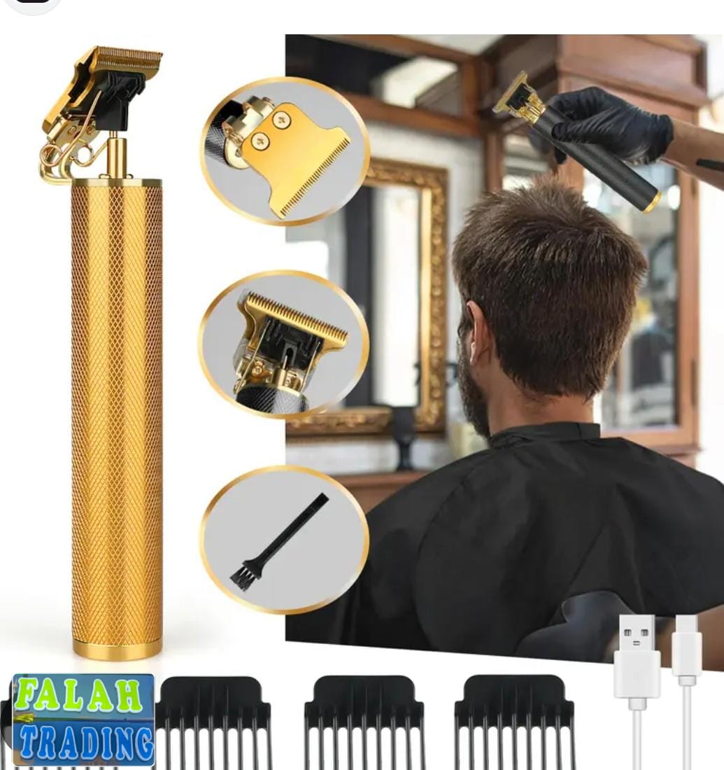 Gold Edition Cordless Hair Trimmer For Precise Grooming