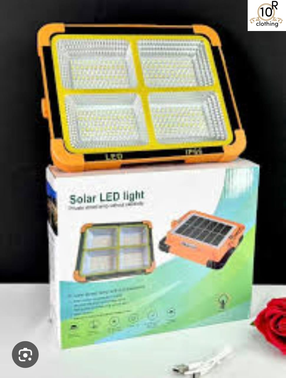 Portable Solar LED Light Rechargeable Outdoor Lantern