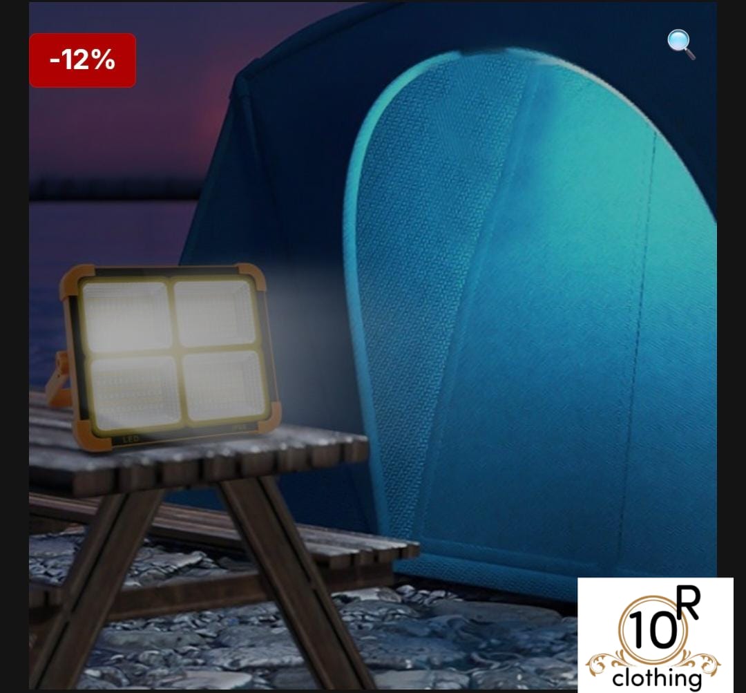 Portable Solar LED Light Rechargeable Outdoor Lantern