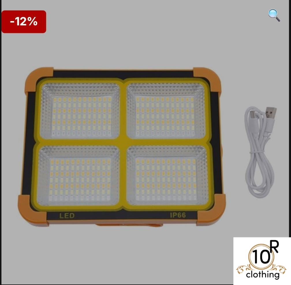 Portable Solar LED Light Rechargeable Outdoor Lantern