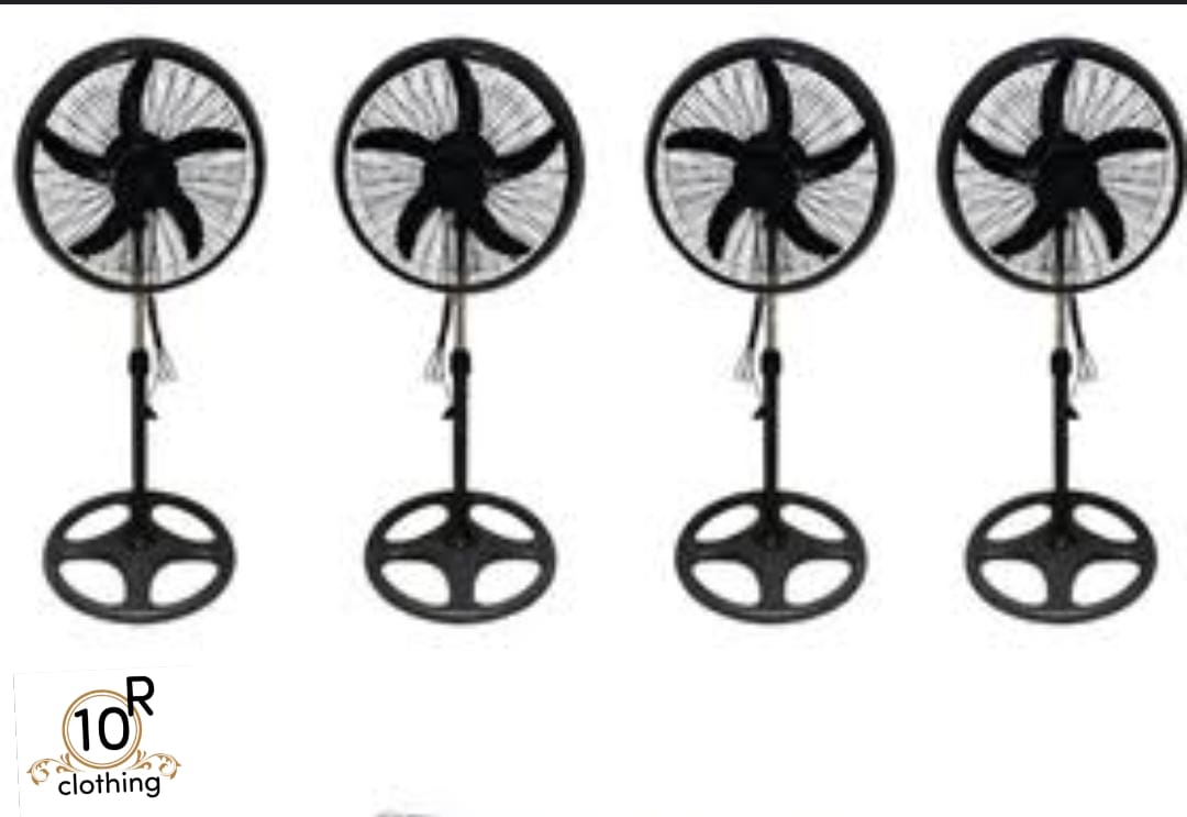 Three Speed Adjustable Pedestal Fan With Height Control