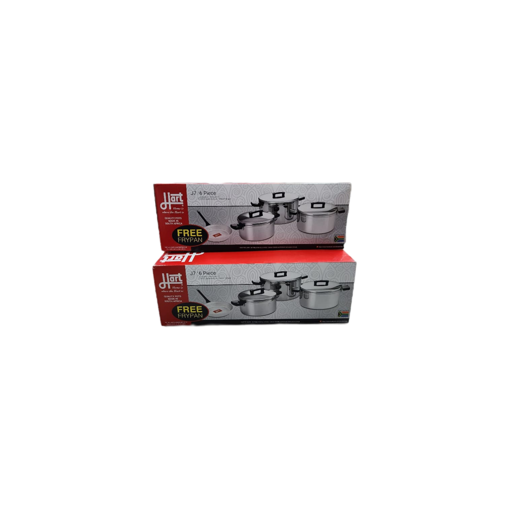 Hart Pots 6 Piece Set With Free Pan Durable Cookware