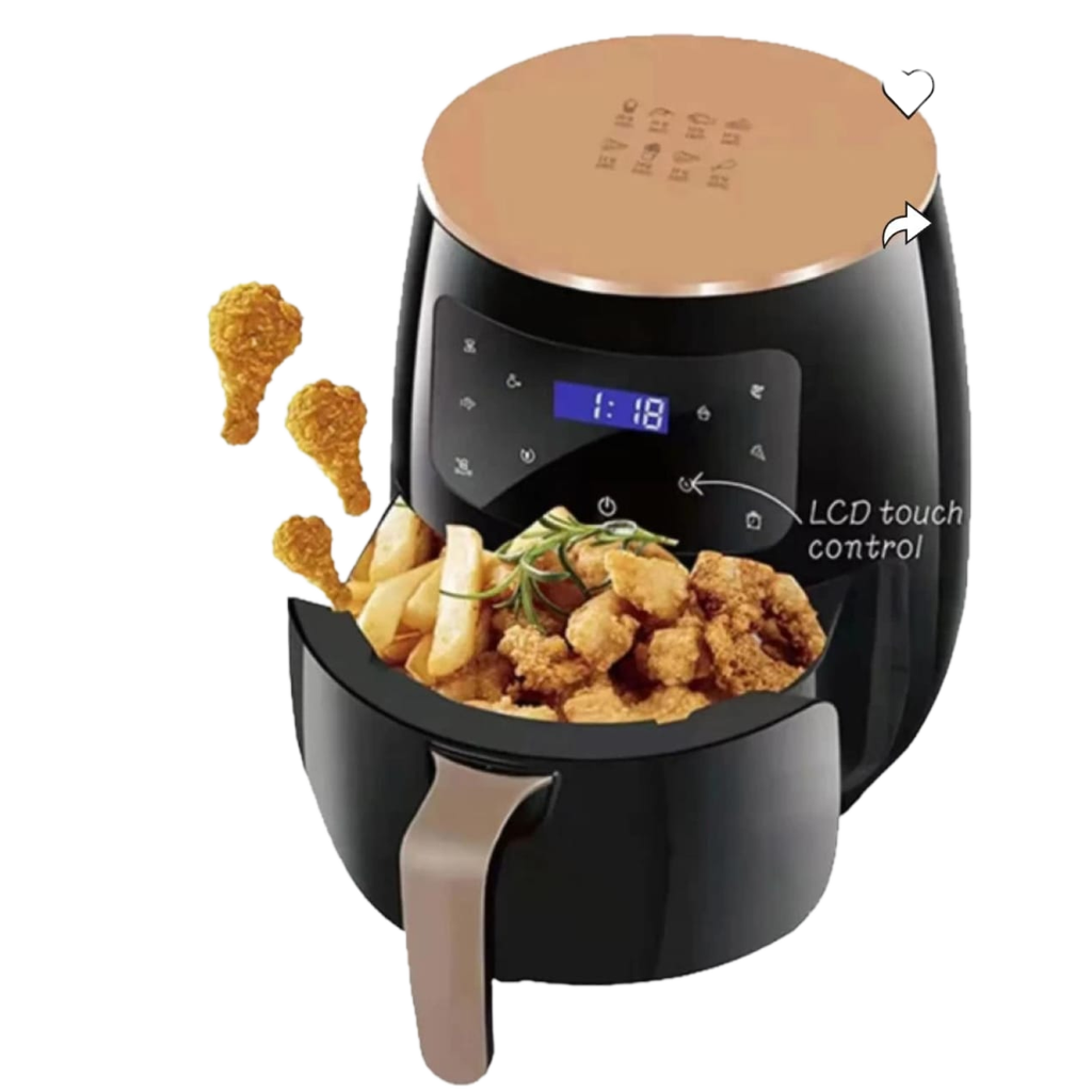 6L Air Fryer For Family Meals With Even Heat Circulation