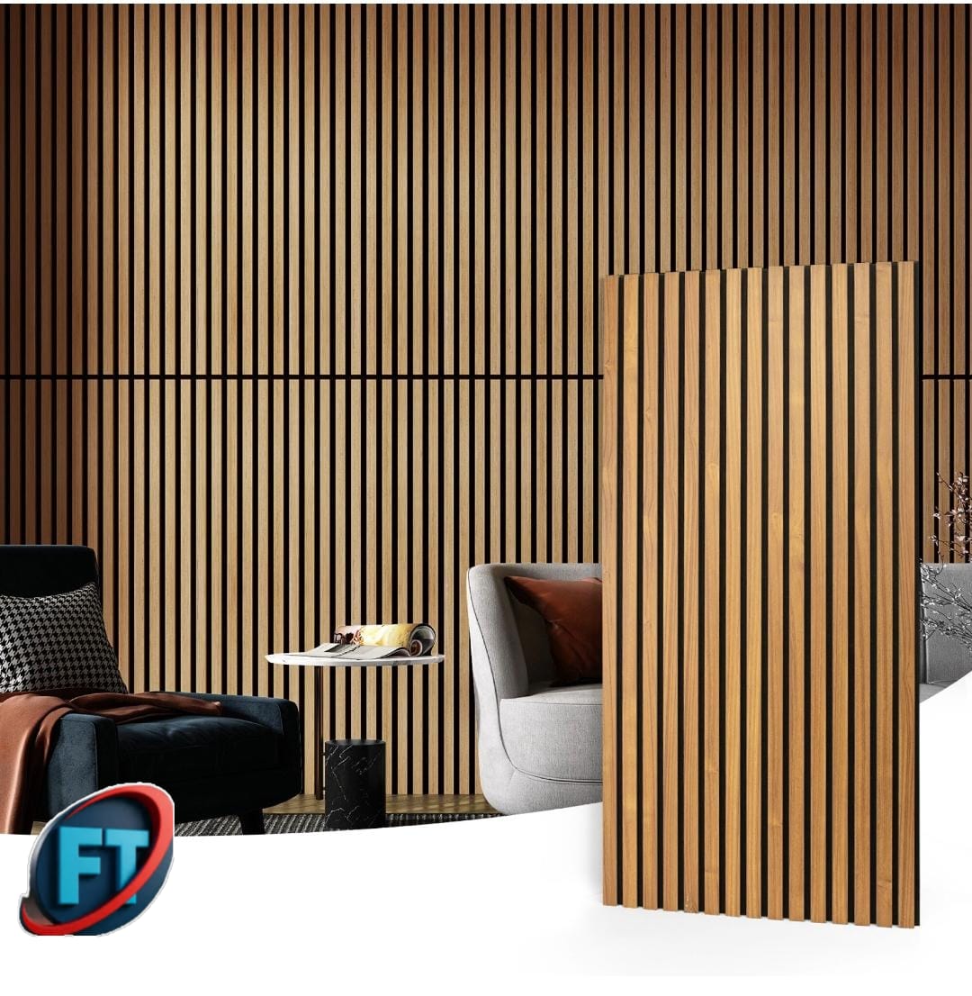 Wall Wood Panel Adhesive 2900x160x22 Easy Installation