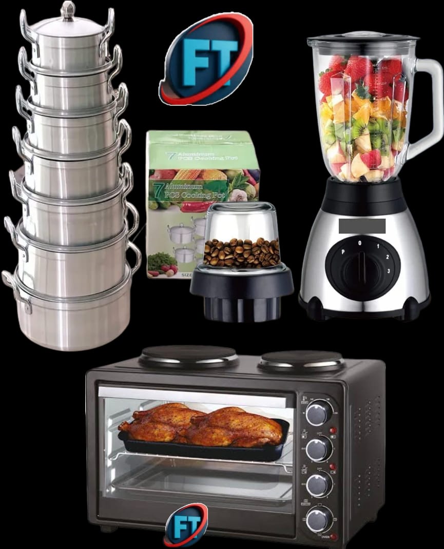 Kitchen Combo Blender And Two Plate Stove With Oven