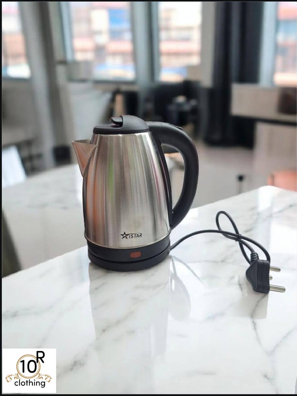 Stainless Steel Electric Kettle 1.8L Fast Boil Safe Auto