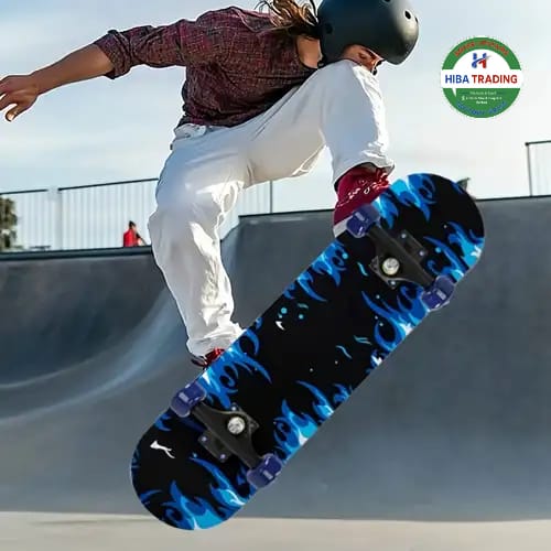 Wooden Skateboard 31 Inch Thermal Transfer Pattern Deck