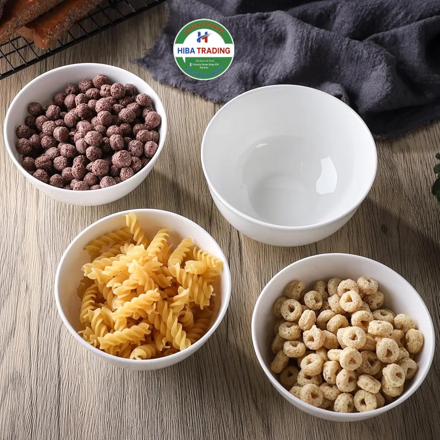 White Bowls 10 Piece Dinnerware Set For Everyday Use