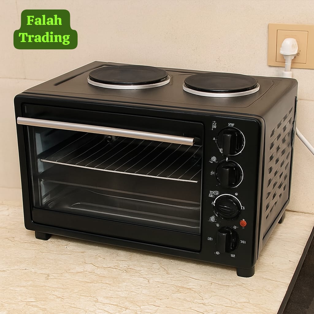 IStar ST 2 Plate With Oven 3300W Compact 32L Dual Hotplates