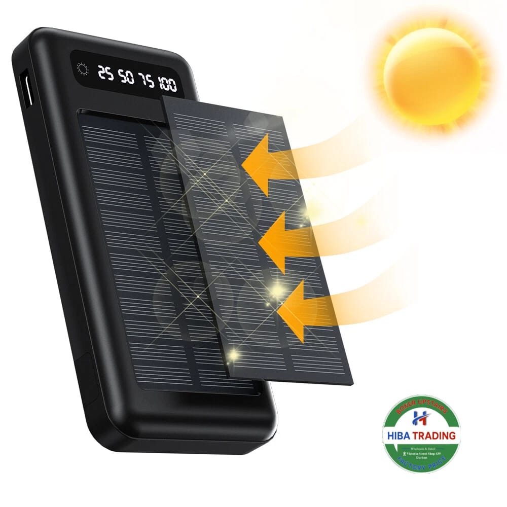 Solar Power Bank 4 in 1 Fast Charger 10000mAh High Capacity