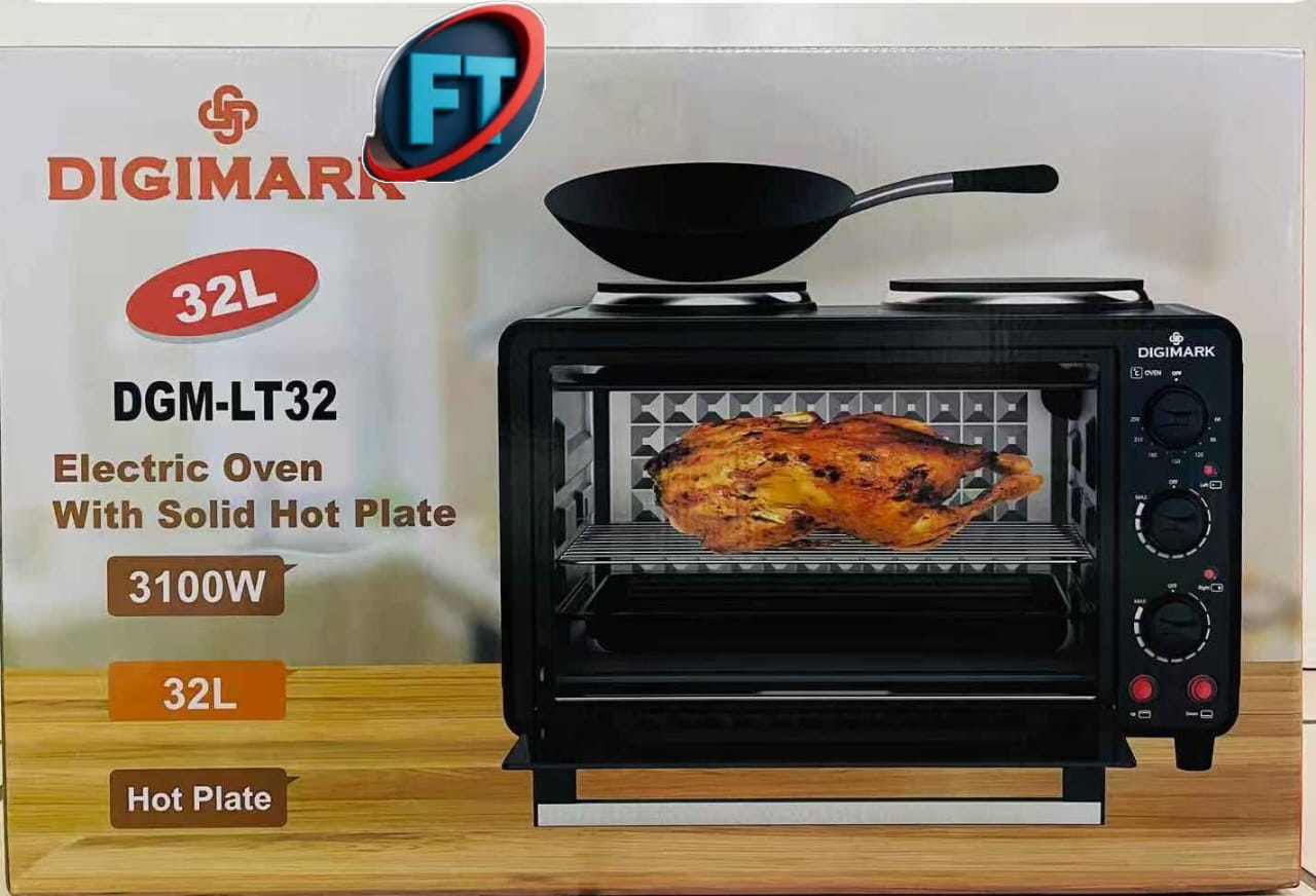 Digimark 32L Electric Two Plate Oven For Home Kitchens