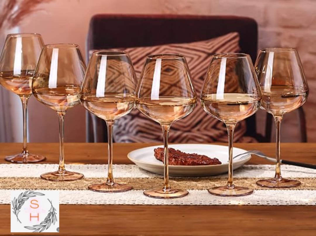 Six Piece Wine Glass Set For Everyday Entertaining Occasions