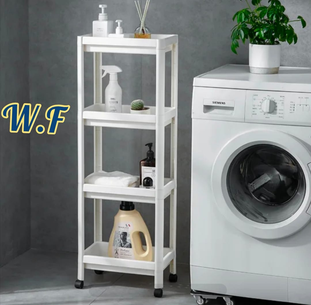 Elegant Bathroom Storage Rack With Shelves For Organization