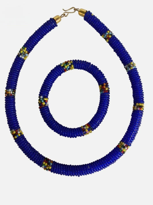 Beaded Necklace And Bracelet Set For Elegant Gift Idea