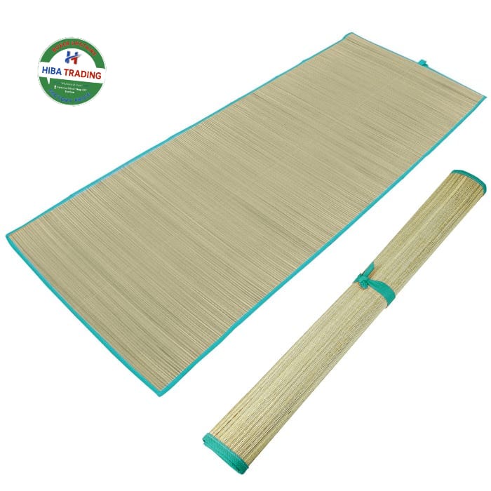 Natural Straw Beach Mat Portable Outdoor Picnic Blanket