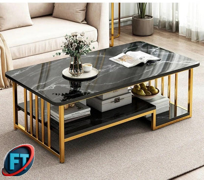 Rectangular Marble Top Coffee Table