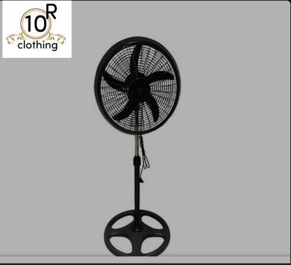 Three Speed Adjustable Pedestal Fan With Height Control
