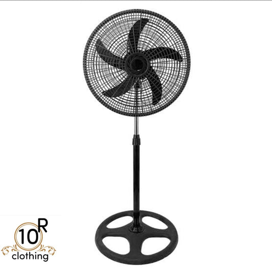 Three Speed Adjustable Pedestal Fan With Height Control