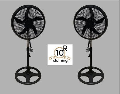 Three Speed Adjustable Pedestal Fan With Height Control