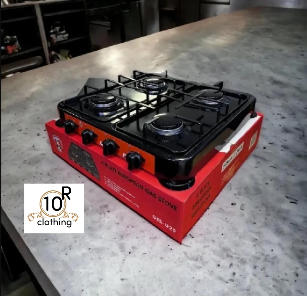 Four Burner Tabletop Gas Stove For Small Kitchens Compact