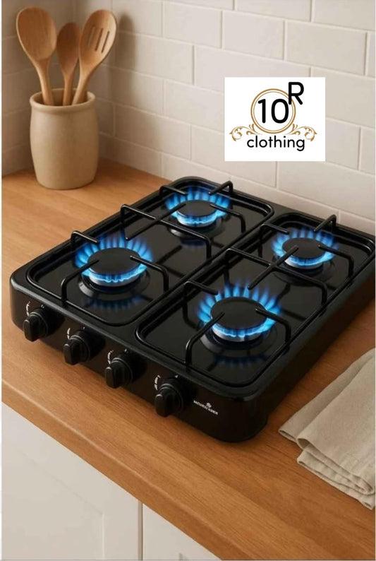 Four Burner Tabletop Gas Stove For Small Kitchens Compact