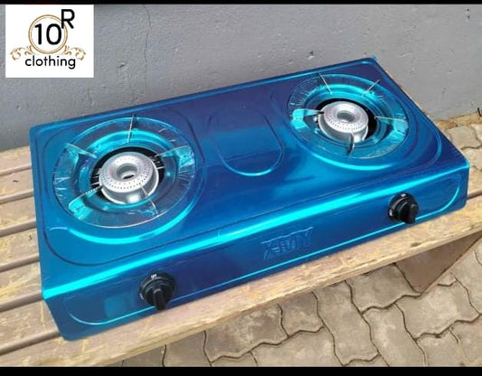 Two Burner Tabletop Gas Stove For Small Spaces Portable
