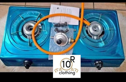 Two Burner Tabletop Gas Stove For Small Spaces Portable