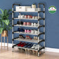 Six Layer Shoe Rack Space Saving Entryway Organizer
