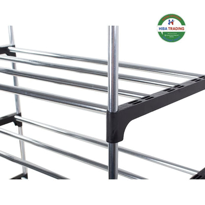 Six Layer Shoe Rack Space Saving Entryway Organizer