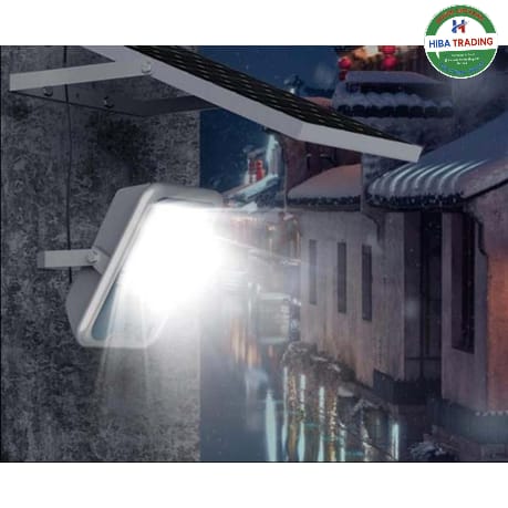 Solar Flood Light 12000mAh Battery Outdoor Security Lamp