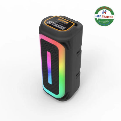 Bluetooth Speaker With 5 Light Modes And Portable Design