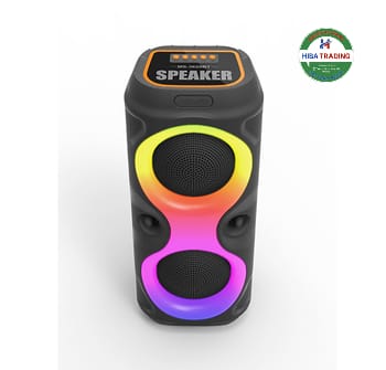 Bluetooth Speaker With 5 Light Modes And Portable Design