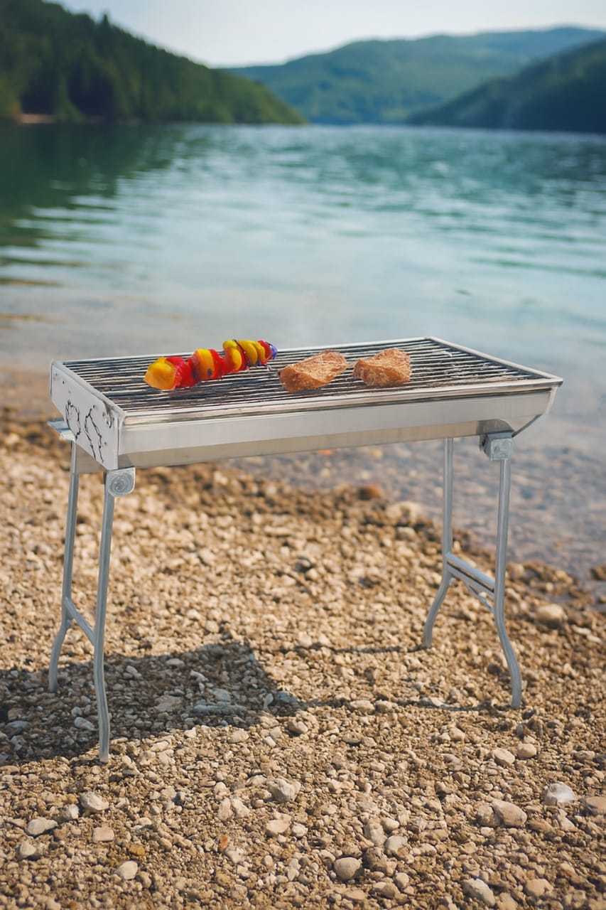Portable Folding Barbecue Stove Foldable Camping Grill