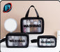 Three Piece Travel Wash Bag Set Waterproof Organizer