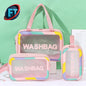 Three Piece Travel Wash Bag Set Waterproof Organizer