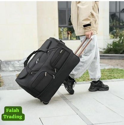 Medium Sized Travel Bag With Wheels Lightweight Luggage