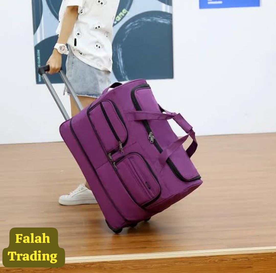 Medium Sized Travel Bag With Wheels Lightweight Luggage