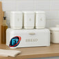 Bread Bin With Matching Canisters Kitchen Storage Set