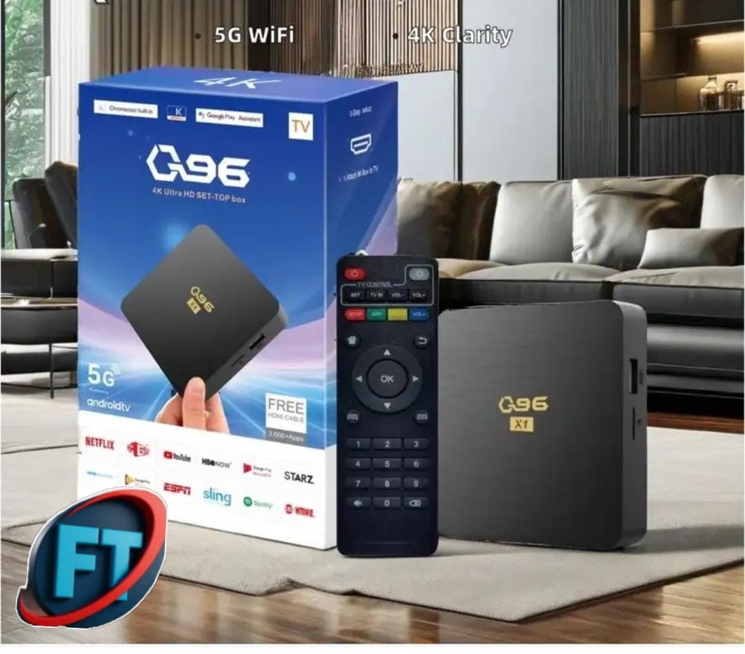 Q96x1 4K Ultra HD TV Box Set Top Streaming Media Player