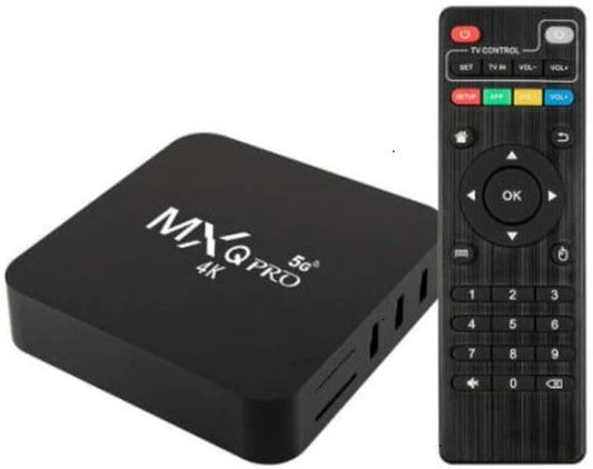 4K Smart TV Box With Voice Control Streaming Media Player