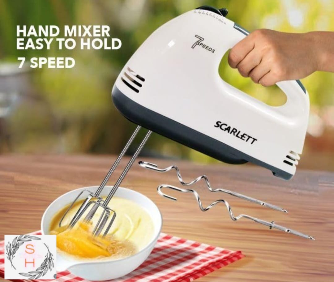 Scarlet Supa Hand Mixer With Turbo Mixing Power Plus