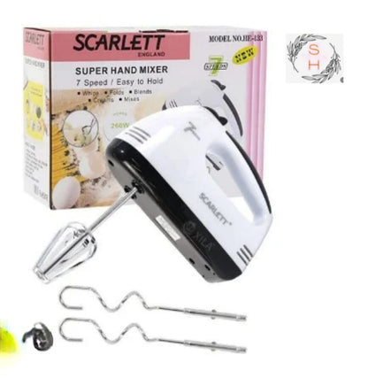 Scarlet Supa Hand Mixer With Turbo Mixing Power Plus