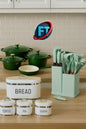 30 Piece Kitchen Combo Set Bread Bin Utensils Cast Iron