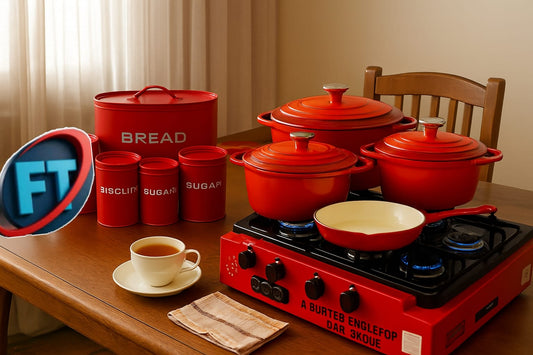 15 Piece Kitchen Combo Cast Iron Cookware And Stove