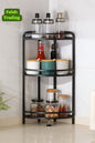 Three Layer Storage Rack Vertical Shelving Unit For Home
