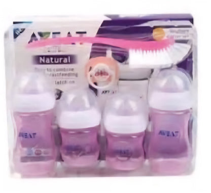 Aveat 4 Piece Baby Bottle Set For Easy Daily Feeding