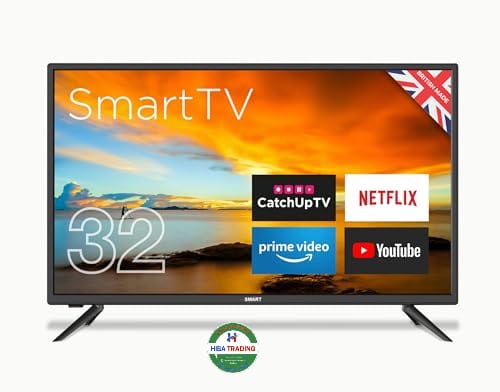 Condere 32 Inch LED HD TV Smart Digital Bezel Less