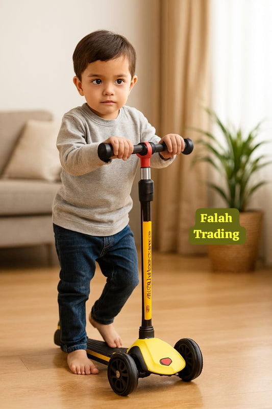 Kids Scooter For Beginners Lightweight Three Wheel Ride On