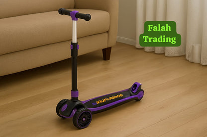 Kids Scooter For Beginners Lightweight Three Wheel Ride On