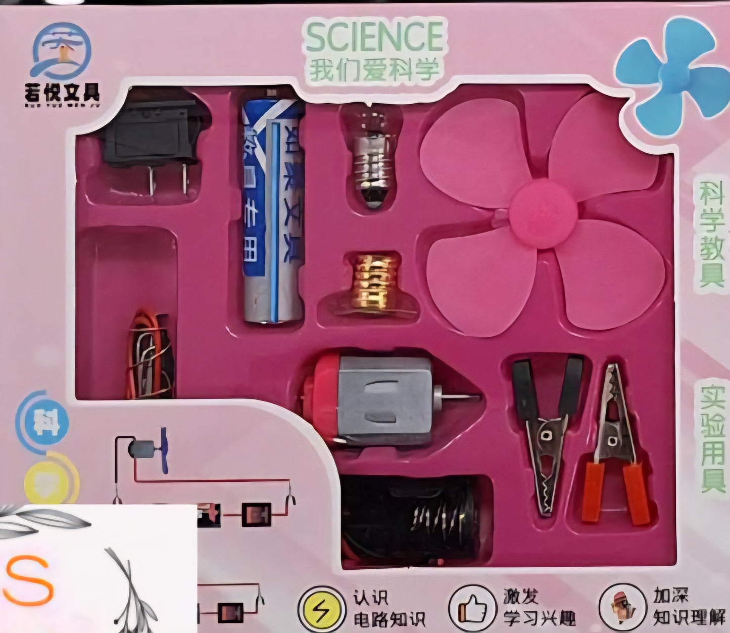 DIY Science Project Light and Fan STEM Kit for Kids